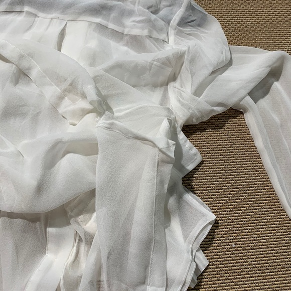 Lee Mathews 100silk shirt multi-way chiiiic - Picture 14 of 16